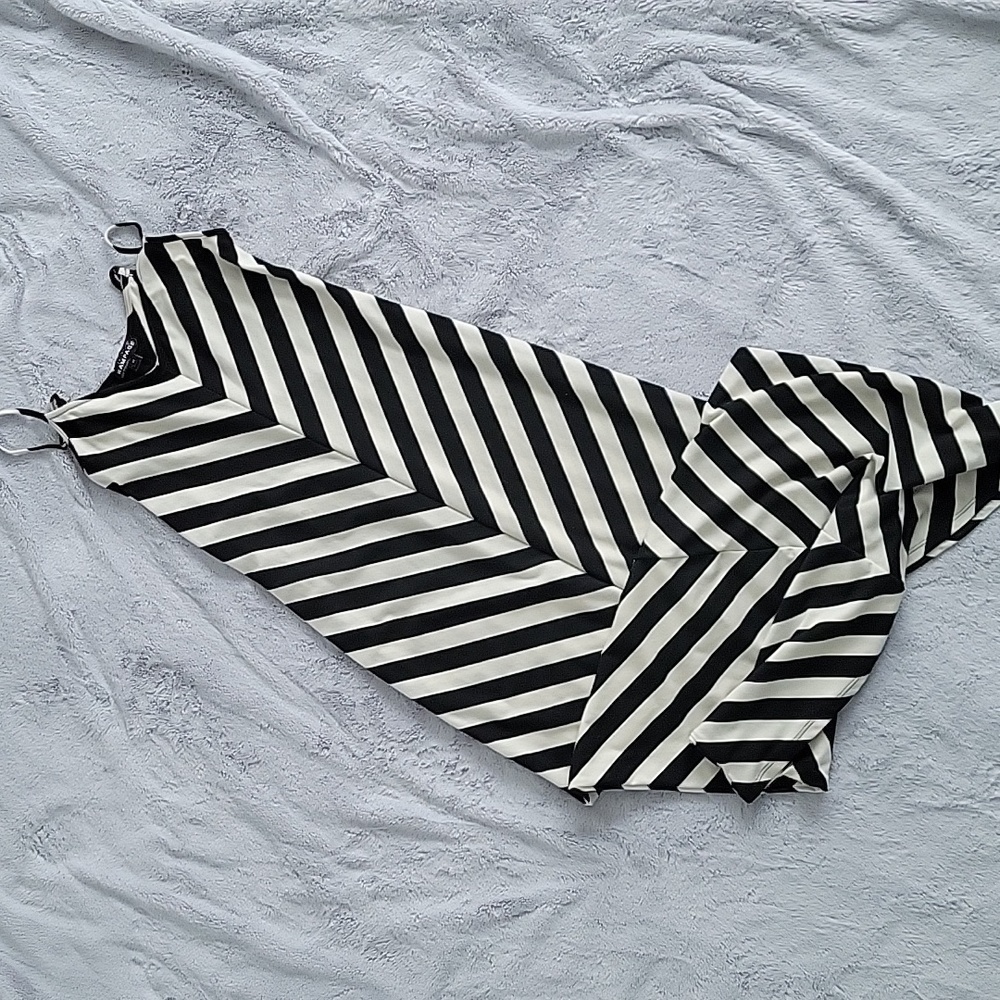 Rampage black ivory maxi dress medium